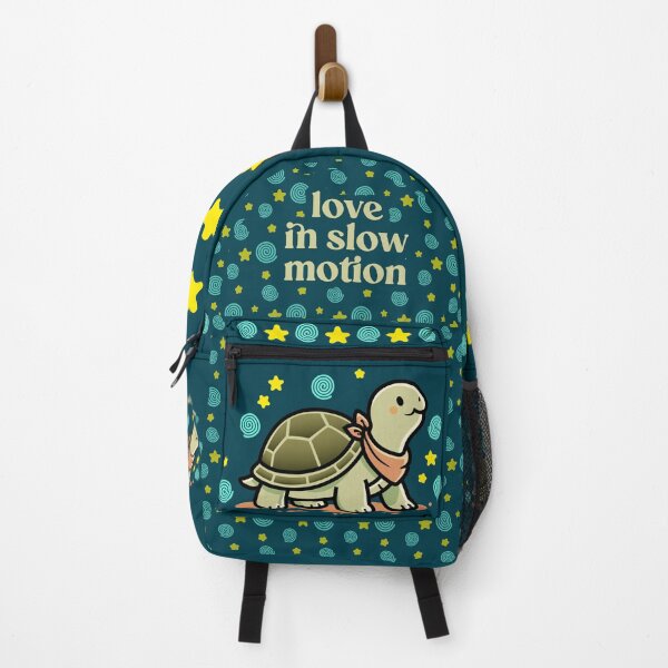 Item preview, Slow Love Turtle – Cute Pet Tortoise Friendship Illustration designed and sold by ZUMERI.