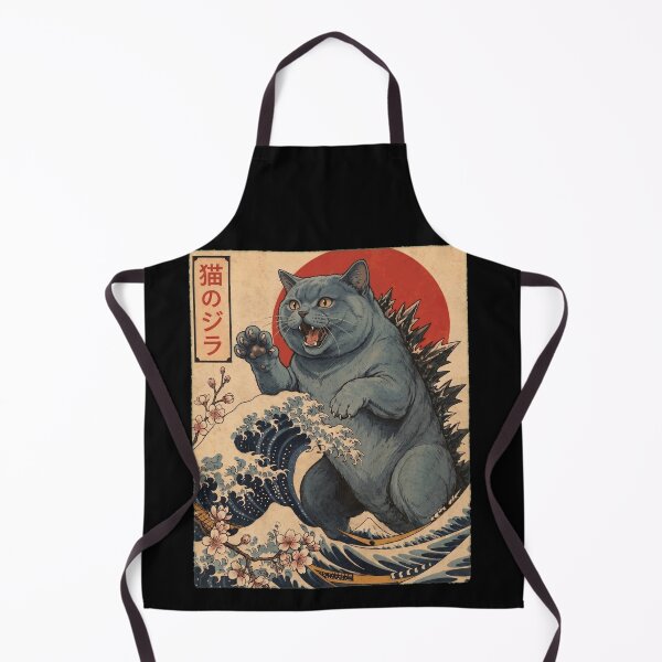 Artikelvorschau, Britisch Kurzhaar Catzilla Japanische Wellenkunst Katzenbesitzer entworfen und verkauft von TerryConnells.
