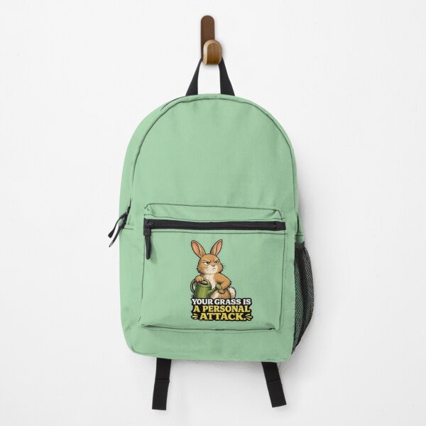 Item preview, Grumpy Rabbit Funny Lawn Envy Neighbor Gift Sticker designed and sold by Gentlestate.