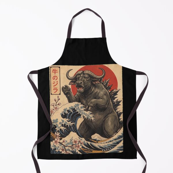 Item preview, Buffalozilla Japanese Wave Art Animal Buffalo Lover designed and sold by TerryConnells.