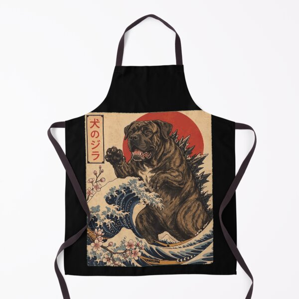 Item preview, Cane Corso Dogzilla Japanese Wave Art Dog Owner designed and sold by TerryConnells.