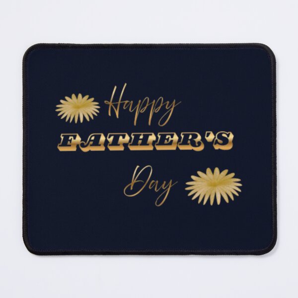 Item preview, Elegant Gold Happy Father's Day Floral Design designed and sold by HopeAndHustle.