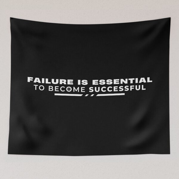 Item preview, Failure Is Essential for Success – Motivational Quote Typography designed and sold by THE RADIANT LEGACY.
