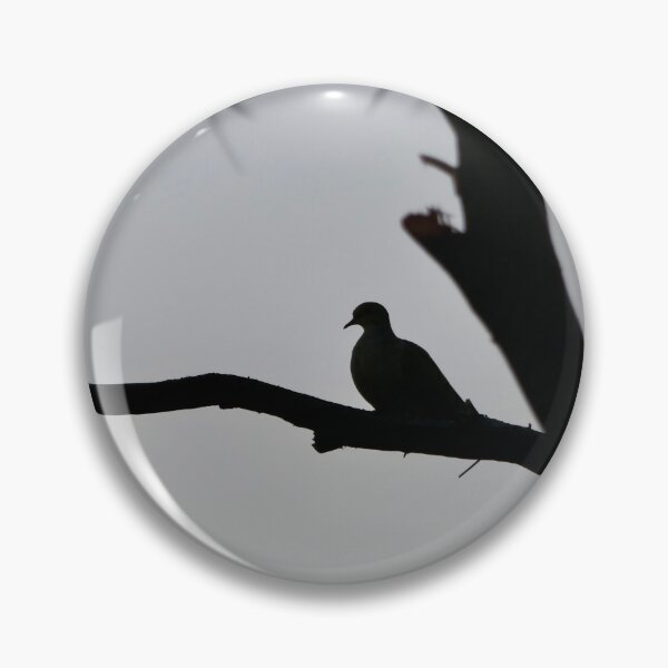 Item preview, ⁠A Quiet Solitude - Mourning Dove Silhouette⁠ designed and sold by sky earth human.