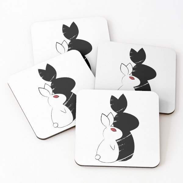 Item preview, My Big Shadow – Dark Rabbit Illustration with Gothic Minimal Style designed and sold by Helmina Groper.