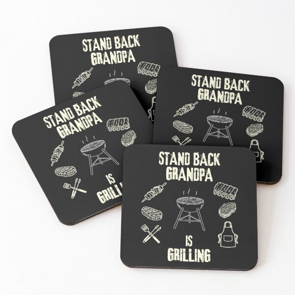 Item preview, Stand Back Grandpa Is Grillin Funny Tee For Grandfathers designed and sold by WearFine.
