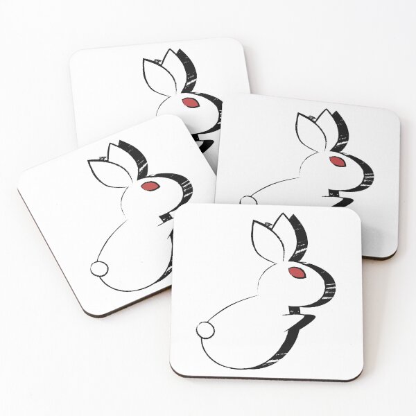 Item preview, My Little Shadow – Cute Gothic Rabbit Illustration with Soft Dark Aesthetic designed and sold by Helmina Groper.