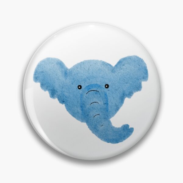 Item preview, Blue Elephant Kawaii designed and sold by OKartashova.