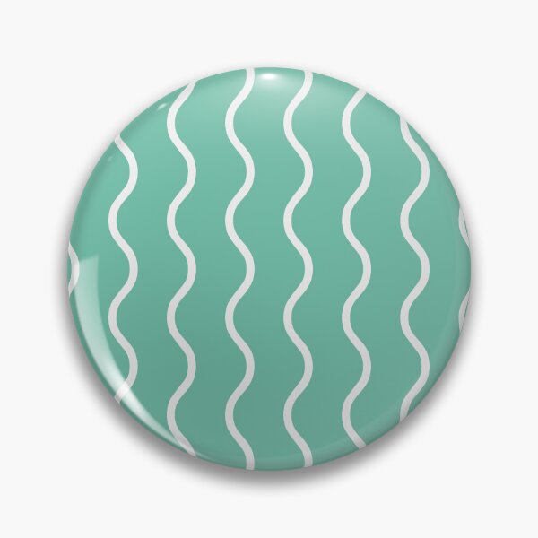 Item preview, Pastel Green And White Waves Pattern designed and sold by pattern-archive.