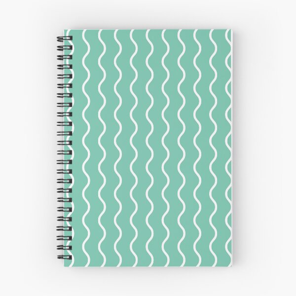 Item preview, Pastel Green And White Waves Pattern designed and sold by pattern-archive.
