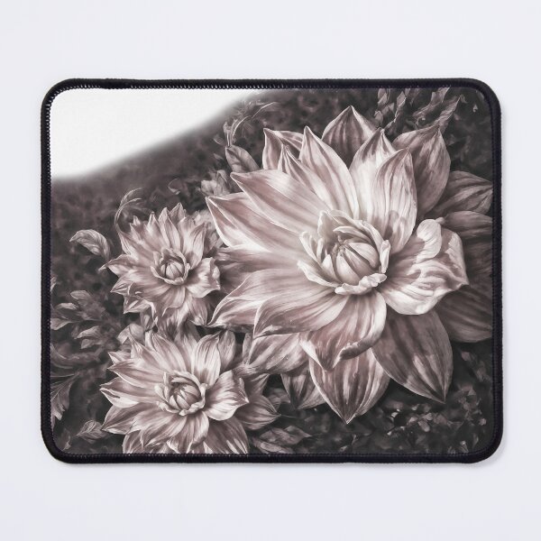 Item preview, Moody Peonies Dark Floral Vignette Art designed and sold by UCBrandDecor.