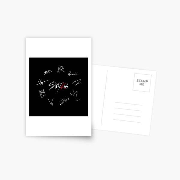 Stray Kids' Signatures (Red Version)