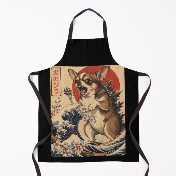 Item preview, Chihuahua Dogzilla Japanese Wave Art Dog Owner designed and sold by TerryConnells.