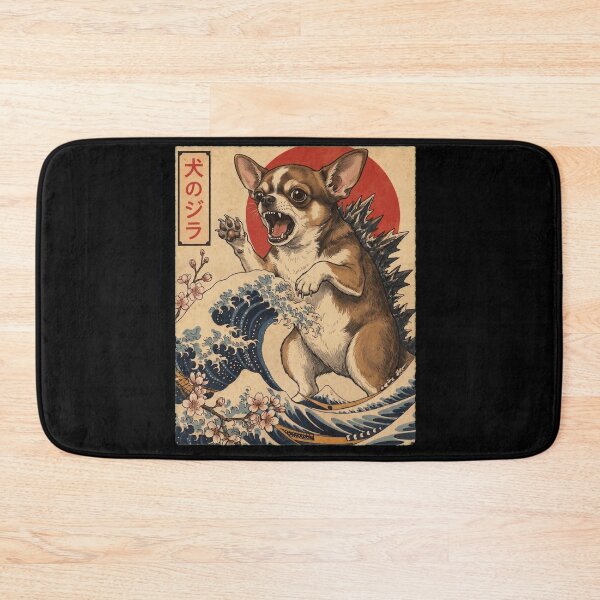 Item preview, Chihuahua Dogzilla Japanese Wave Art Dog Owner designed and sold by TerryConnells.
