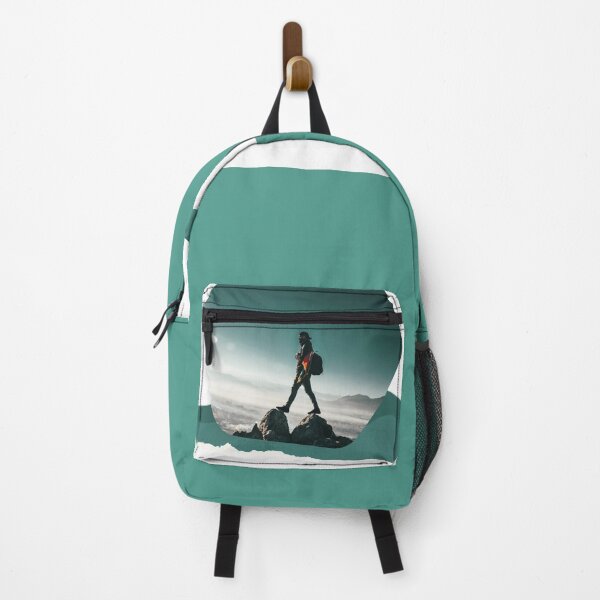 Item preview, Hiker Mountain Hexagon Adventure Freedom Summit Nature designed and sold by Barlena.art.
