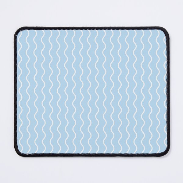 Item preview, Ice Blue And White Waves Pattern designed and sold by pattern-archive.
