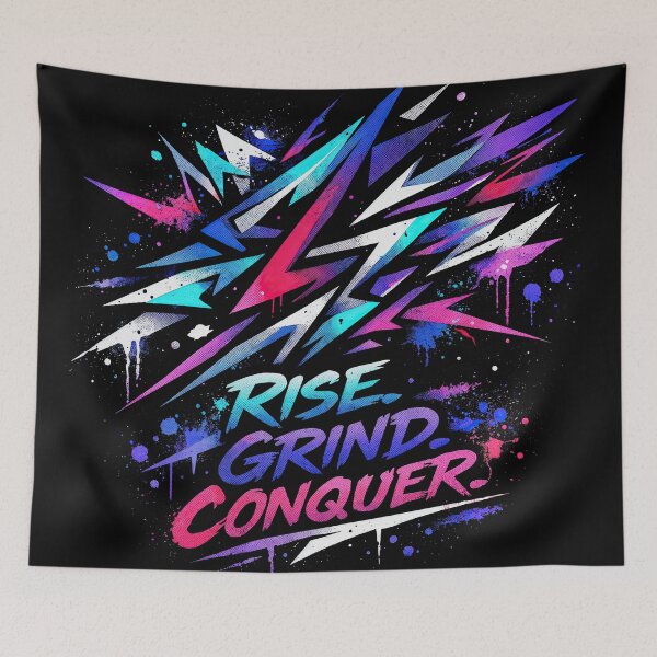 Item preview, T-Shirt - Sticker - Graffiti Grind: Rise & Conquer designed and sold by ForeverPrintsOK.