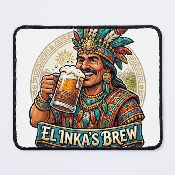 Item preview, BEER DRINKING INCA RULER designed and sold by likbatonboot.