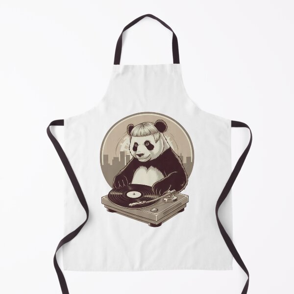 Item preview, Retro DJ Panda and Vinyl Beats - World Music Day designed and sold by Art-Arcade6.