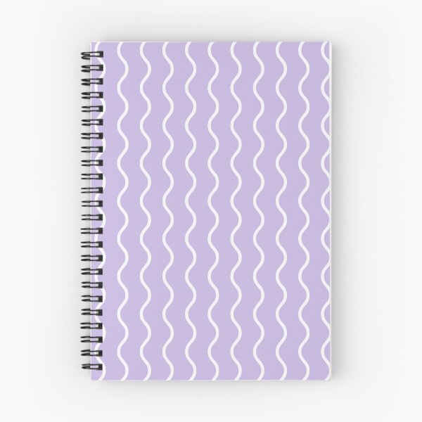 Item preview, Lavender And White Waves Pattern designed and sold by pattern-archive.