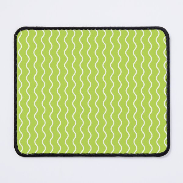 Item preview, Lime And White Waves Pattern designed and sold by pattern-archive.