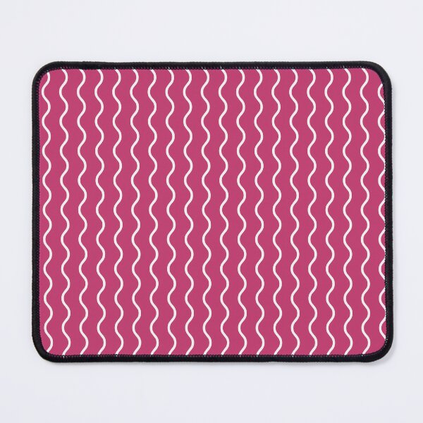 Item preview, Magenta And White Waves Pattern designed and sold by pattern-archive.