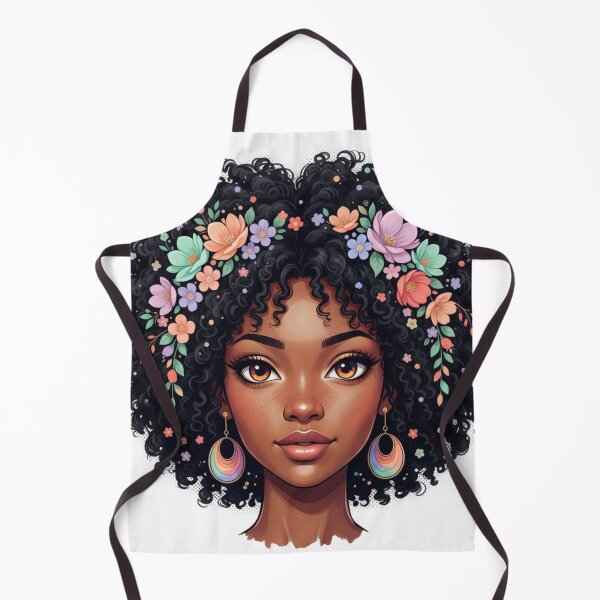 Item preview, Adorable Black Girl W/ Flower Crown Afro designed and sold by BlessedBlackBeautiful.
