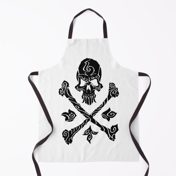 Item preview, Skull Crossbones Tribal – Gothic Blackwork Symbol designed and sold by JFOdesign.
