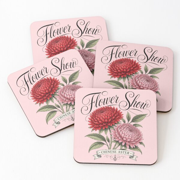 Item preview, Chinese Aster – Elegant Flower Show Design designed and sold by ABLAT_CREATIONS.