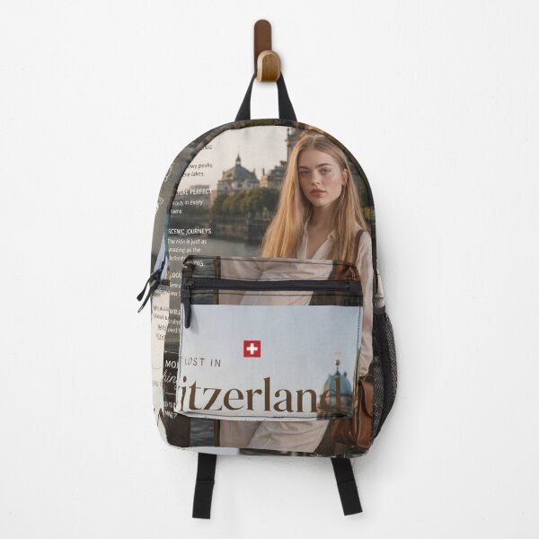 Item preview, Let’s Get Lost in Switzerland Travel Poster | Elegant Swiss City & Luxury European Aesthetic Art designed and sold by Inkora-Art.