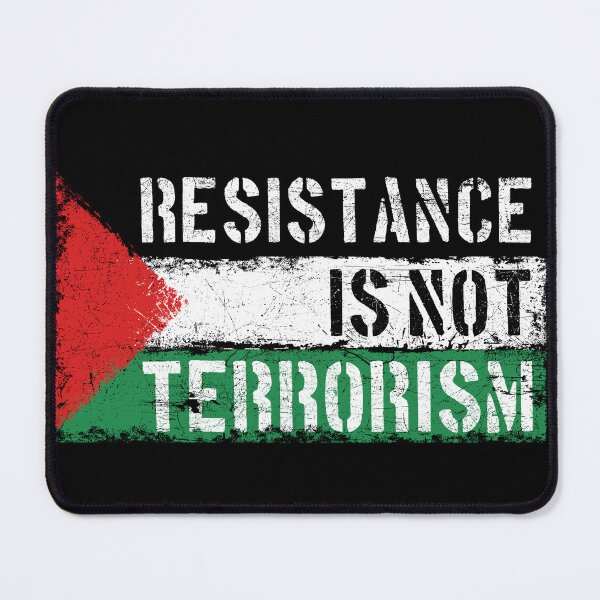Item preview, RESISTENCE ISN'T TERRORISM FLAG designed and sold by qalback.