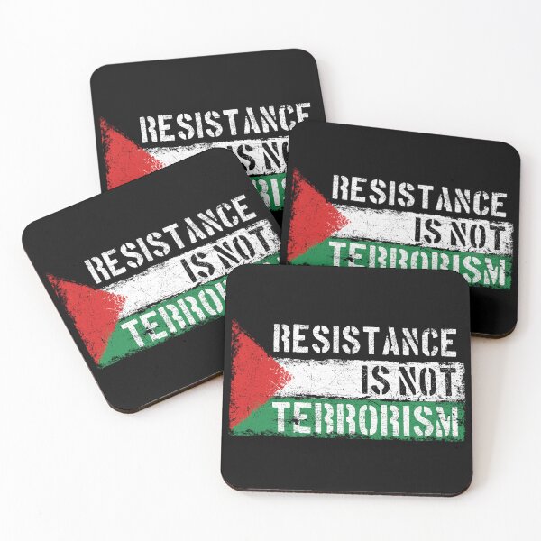 Item preview, RESISTENCE ISN'T TERRORISM FLAG designed and sold by qalback.