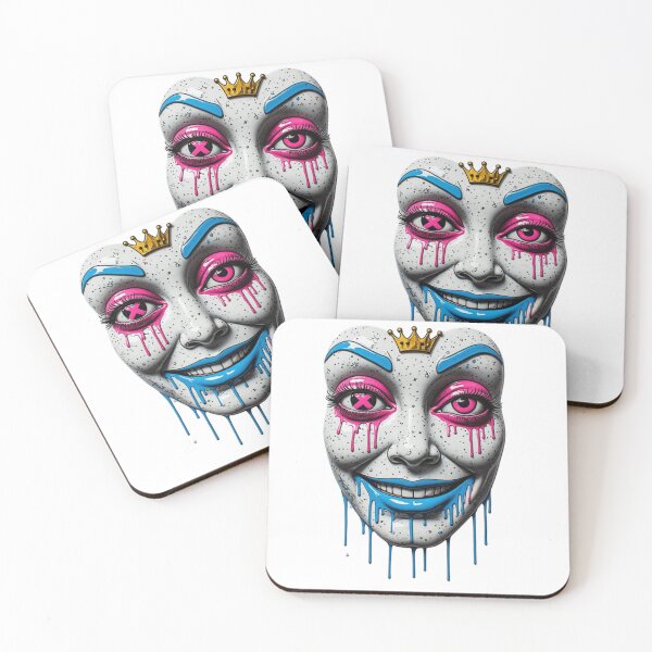 Item preview, Dripping Paint Graffiti Mask | Pop Art Quin designed and sold by Resolution Retro.