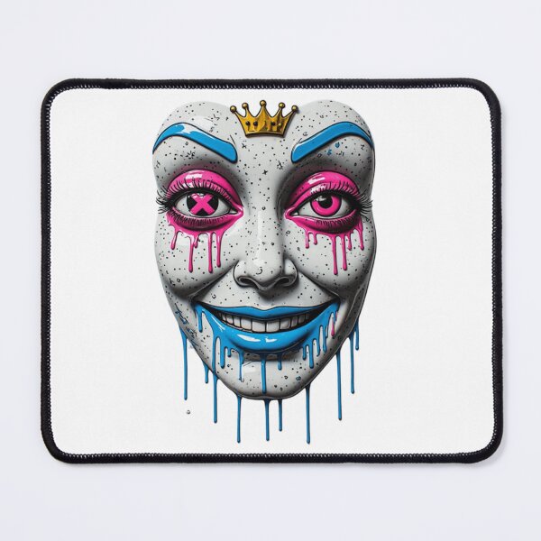 Item preview, Dripping Paint Graffiti Mask | Pop Art Quin designed and sold by Resolution Retro.