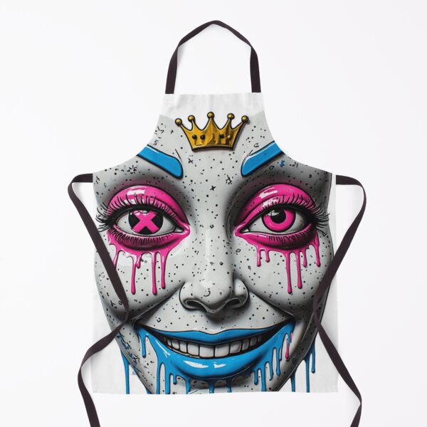 Item preview, Dripping Paint Graffiti Mask | Pop Art Quin designed and sold by Resolution Retro.