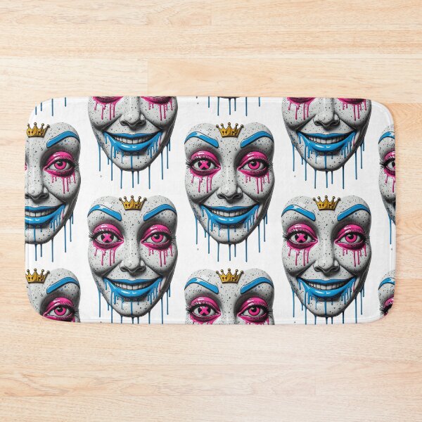 Item preview, Dripping Paint Graffiti Mask | Pop Art Quin designed and sold by Resolution Retro.