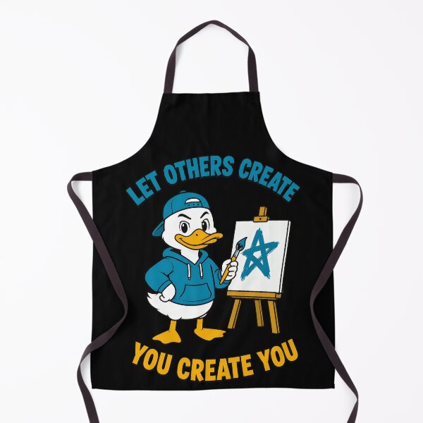 Item preview, You Create You Funny Artist Duck Motivation designed and sold by TeeTimeTreasure.