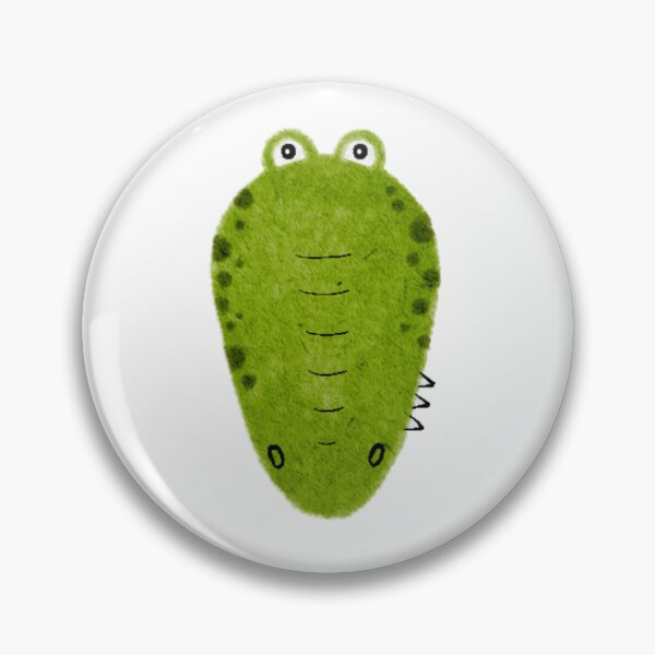 Item preview, Funny Crocodile Pin designed and sold by OKartashova.