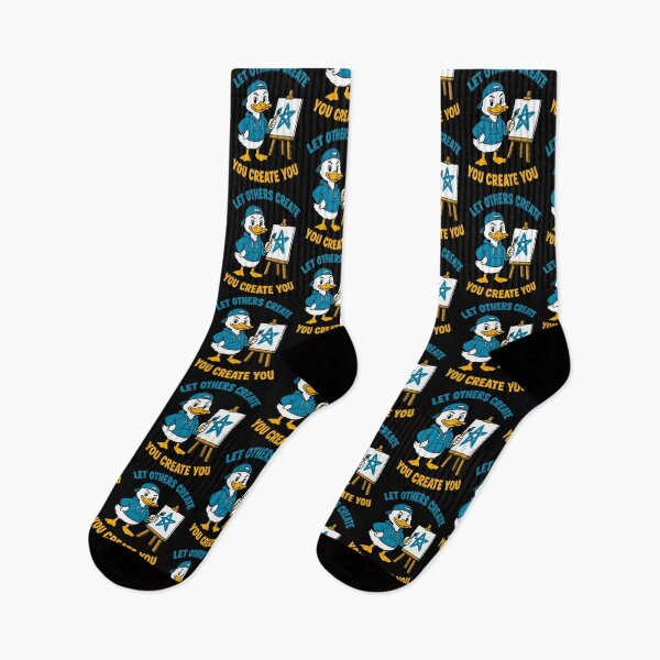 Item preview, You Create You Funny Artist Duck Motivation designed and sold by TeeTimeTreasure.