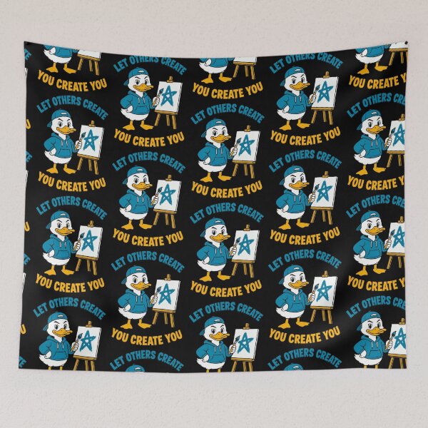 Item preview, You Create You Funny Artist Duck Motivation designed and sold by TeeTimeTreasure.