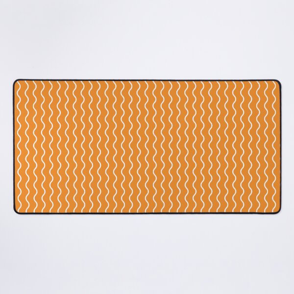 Item preview, Orange And White Waves Pattern designed and sold by pattern-archive.