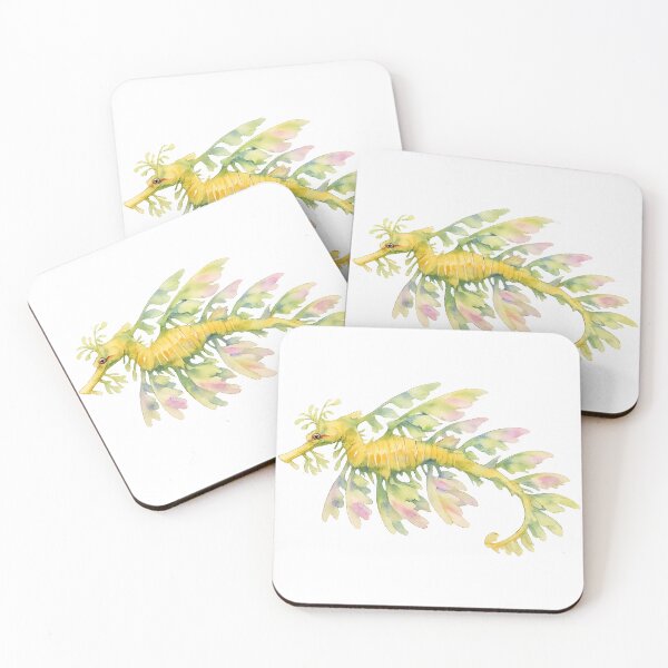 Item preview, Leafy Seadragon Wildlife Illustration designed and sold by Jaruart.