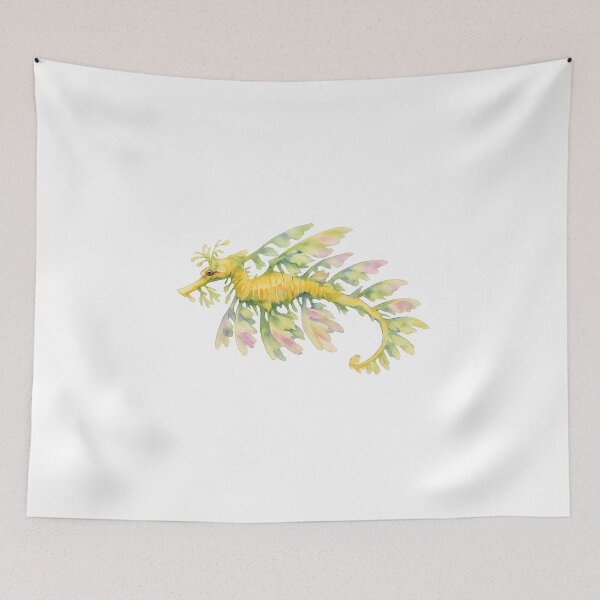 Item preview, Leafy Seadragon Wildlife Illustration designed and sold by Jaruart.