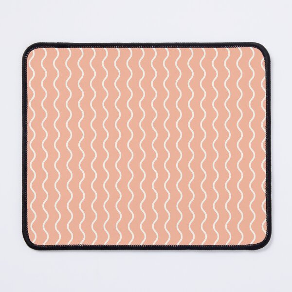 Item preview, Peach And White Waves Pattern designed and sold by pattern-archive.