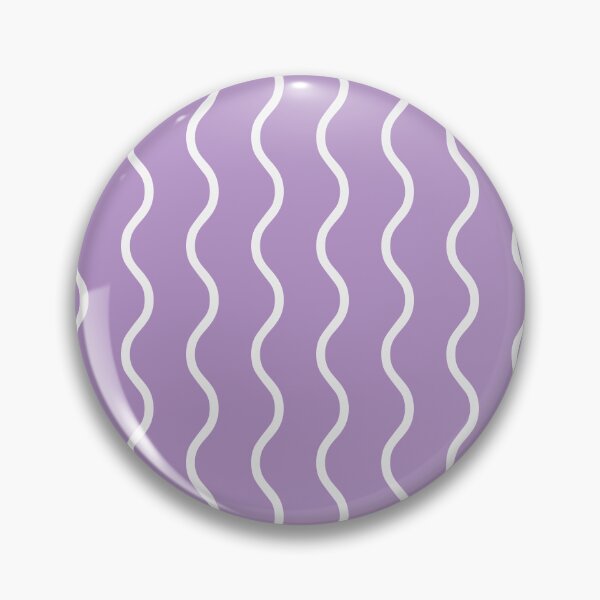 Item preview, Purple And White Waves Pattern designed and sold by pattern-archive.