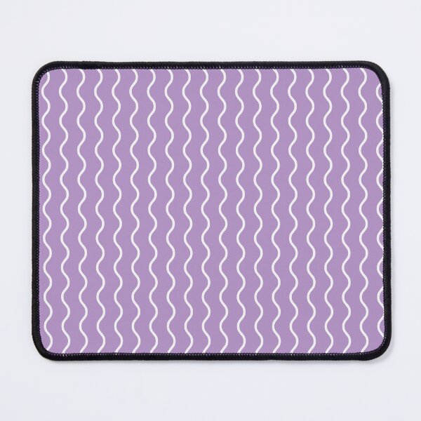 Item preview, Purple And White Waves Pattern designed and sold by pattern-archive.