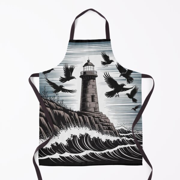 Item preview, Quadra Island nature and lighthouse designed and sold by DamioPolArt.