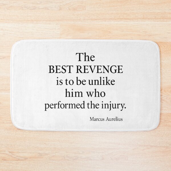 Item preview, Best Revenge Marcus Aurelius Stoic Quote (Black Font) designed and sold by TshirtsLabs.