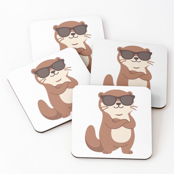Item preview, Cool Otter With Sunglasses Vibes designed and sold by IN Tales.