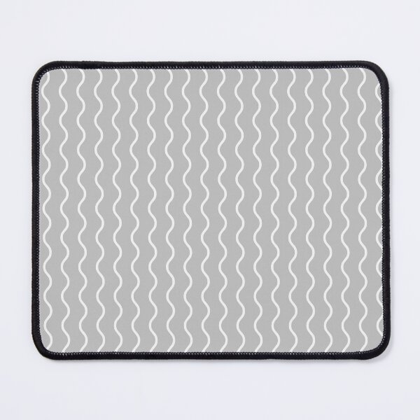 Item preview, Silver And White Waves Pattern designed and sold by pattern-archive.